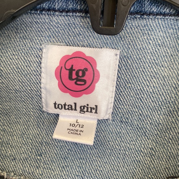 Denim Jean jacket 10/12 girls - Picture 3 of 4